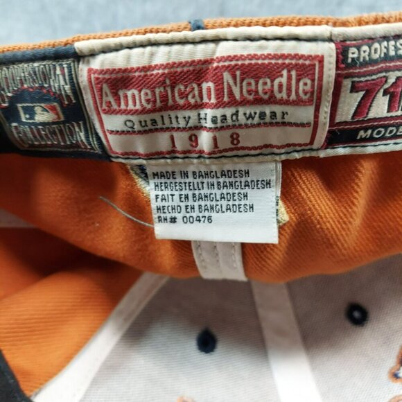 Atlanta Braves Two-Tone Baseball Cap 7 1/4 American Needle Vintage Cooperstown - Picture 10 of 11